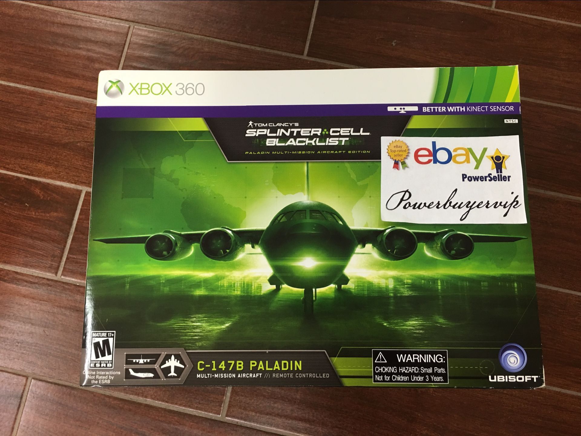 Tom Clancy's Splinter Cell Blacklist Paladin Multi-Mission Aircraft Xbox 360 - Click Image to Close